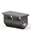 Hamilton Dual Wheel Rigid Caster 3500 lbs. Load Capacity - Son of Mini-Mite Low Profile with 3 1/8" x 3" Nylon Roller, (2) Needle Thrust Bearings & (2) Needle Roller Bearings - 3/4" Axle - R-SOMM2-313NY Hamilton