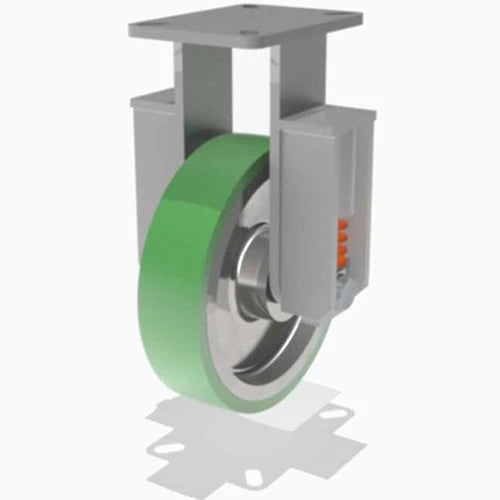 Hamilton R-SPCH-10DB-2 - 10" Duralast Polyurethane Rigid Caster with Precision Ball Bearing - Premium Industrial Mobility Hamilton