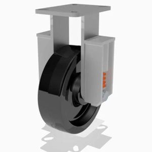 Hamilton R-SPCH-13PH-2 Spring Loaded Rigid Caster - 10" x 3" Plastex Phenolic Wheel with 1" Straight Roller Bearing Hamilton