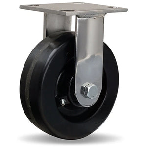 Hamilton R-STA-6PZ 6" x 2" Plastex Phenolic Rigid Stainless Caster – 800 lb