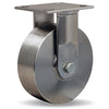 Hamilton 800 lbs Load Capacity Stainless Steel Rigid Caster - 6" x 2" Stainless Wheel, 3/4" Plain Bore - R-STA-6S for E-commerce Hamilton