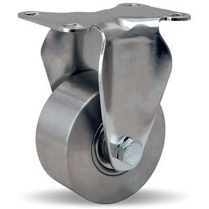 Hamilton R-STL-3SB 3" x 1 3/8" Stainless Rigid Caster – 1/2" Ball Bearings
