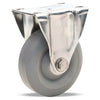Hamilton R-STL-4TEZ Stainless Steel Rigid Caster - 4