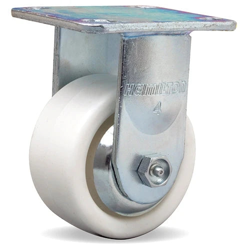 Hamilton R-TG-4AZ Thread Guard Rigid Caster - 4x2" Aqualite Polyolefin Wheel with Delrin Bearing for Industrial Use Hamilton
