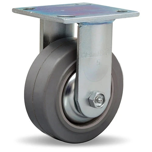 Hamilton R-TG-5AZ Thread Guard Rigid Caster - 5x2" Aqualite Polyolefin Wheel with Durable Delrin Bearing for Industrial Use Hamilton