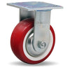 Hamilton R-TG-5NF Thread Guard Rigid Caster - 5x2 Inch Poly-Tech Polyurethane Wheel with Straight Roller Bearing for Industrial Use Hamilton