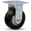 Hamilton R-TG-5P Thread Guard Rigid Caster - 5x2 Inch Plastex Phenolic Wheel with 3/4" Straight Roller Bearing for Industrial Use Hamilton