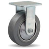 Hamilton R-TG-6AR Thread Guard Rigid Caster - 6x2 Inch Vulcalite Rubber Wheel, Aluminum Core, 3/4