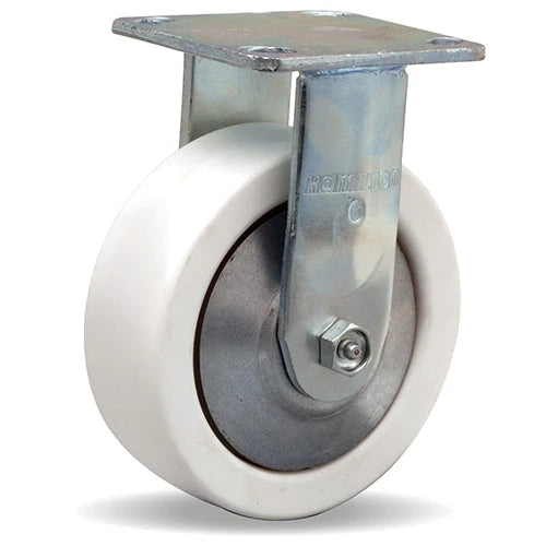 Hamilton R-TG-6AZ Thread Guard Rigid Caster - 6" x 2" Aqualite Wheel with 3/4" Delrin Bearing Hamilton