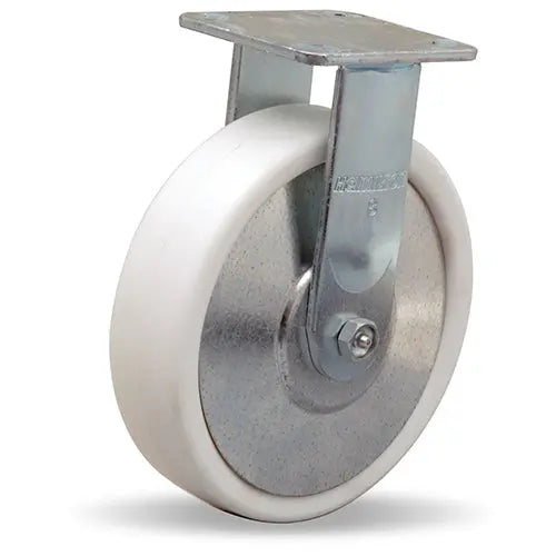 Hamilton R-TG-8AZ Thread Guard Rigid Caster - 8x2 Inch Aqualite Polyolefin Wheel with Delrin Bearing for Industrial Use -  | CasterHQ