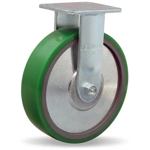 Hamilton R-TG-8DB Thread Guard Rigid Caster - Heavy-Duty 8x2 Inch Duralast Polyurethane Wheel with Precision Ball Bearings -  | CasterHQ