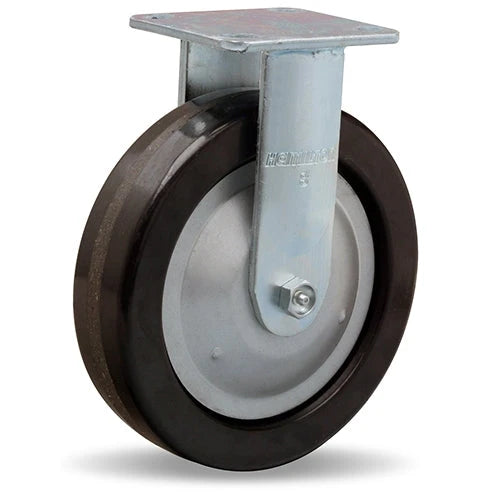 Hamilton R-TG-8P 8" x 2" Thread Guard Rigid Caster - Durable Plastex Phenolic Wheel with Roller Bearing Hamilton