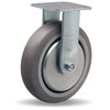 Hamilton R-TG-8TE Thread Guard Rigid Caster - 8x2 Inch Versa-Tech Rubber Wheel on Polyolefin, Ideal for Industrial Use Hamilton