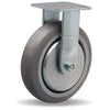 Hamilton R-TG-8TE Thread Guard Rigid Caster - 8x2 Inch Versa-Tech Rubber Wheel on Polyolefin, Ideal for Industrial Use