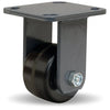 Hamilton Workhorse Rigid Caster with 3 1/4" x 2" Plastex Phenolic Wheel with 3/4" Straight Roller Bearing Hamilton