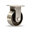 Hamilton Workhorse Rigid Caster with 5" x 2" Forged Steel Wheel with 17 mm Sealed Precision Ball Bearing Hamilton