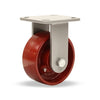 Hamilton Workhorse Rigid Caster with 5" x 2" Metal Wheel with 1/2" Sealed Precision Ball Bearing Hamilton