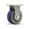 Hamilton Workhorse Rigid Caster with 5" x 2" Ergo-Glide Polyurethane (85A) on Cast Iron Wheel with 1/2" Sealed Precision Ball Bearings Hamilton