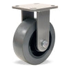 Hamilton Workhorse Rigid Caster with 6" x 2" DuraGlide Wheel 1" thick Polyurethane (95A) Wheel with 1/2" Sealed Precision Ball Bearing Hamilton