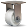 R-WHS-4AZ Hamilton Stainless Steel Rigid Caster – 4" x 2" Aqualite Polyolefin Wheel with 3/4" Delrin Bearing – Durable & Industrial-Grade Hamilton