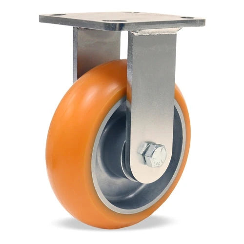 Hamilton R-WHS-62EMB - 6"x2" Stainless Steel Rigid Caster with Ergo-Tech Wheel & Precision Bearings Hamilton