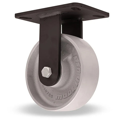 Hamilton R-WHS-6HMB Stainless Steel Workhorse Rigid Caster - 6"x2" High-Temp Metal Wheel up to 750° F with Precision Ball Bearings Hamilton