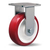 R-WHS-6NFZ Hamilton Stainless Steel Rigid Caster: 6"x2" Poly-Tech Wheel with Delrin Bearing Hamilton