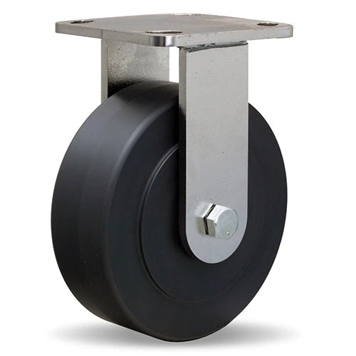 Hamilton R-WHS-6NYSB Stainless Steel Workhorse Rigid Caster – 6" Nylast Wheel with Precision Bearings – Durable & Corrosion-Resistant Hamilton