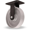 Hamilton R-WHS-8HMB Stainless Steel Rigid Caster - 8" x 2" Metal Wheel for High Heat (Up to 750° F) with Precision Ball Bearings - Industrial Grade Hamilton