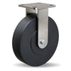 R-WHS-8NYSB Hamilton Stainless Steel Workhorse Rigid Caster - 8" x 2" Nylast Cast Nylon Wheel - Premium Industrial Quality Hamilton
