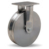 Hamilton 8" Stainless Steel Workhorse Caster - 1500 lbs Load Capacity CasterHQ