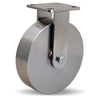 R-WHS-8SZ Hamilton Stainless Steel Workhorse Rigid Caster - 8" x 2" Wheel with 3/4" Delrin Bearing - Premium Durability for Heavy-Duty Use Hamilton