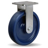 R-WHS-8UYZ Hamilton Stainless Steel Rigid Caster - 8"x2" Unilast Polyurethane (75D) Wheel - Heavy-Duty Industrial Grade with 3/4" Delrin Bearing Hamilton