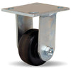 Hamilton Whirlaway 550 lbs Capacity Rigid Caster - 3 1/4" x 1 1/2" Plastex Phenolic Wheel, 3/4" Straight Roller Bearing - Durable Industrial Caster Hamilton