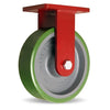 Hamilton Spinfinity Maintenance-Free 10" x 3" Rigid Caster - R-ZFFM-13DB ZFFM Series - 95A Duralast Wheel with 3/4" Sealed Precision Ball Bearings Hamilton