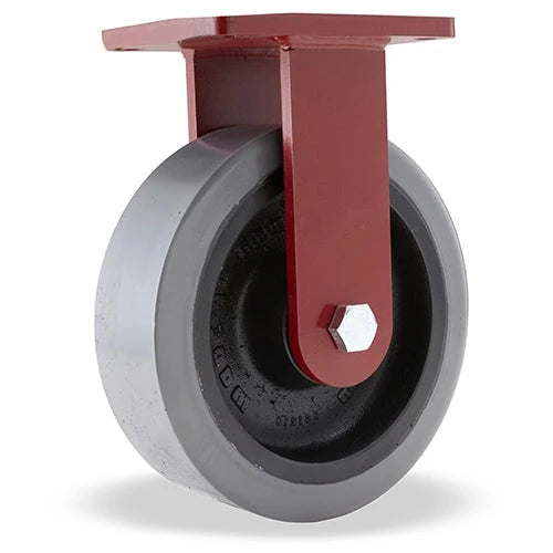 Hamilton Spinfinity 10" x 3" DuraGlide Wheel Rigid Caster - R-ZFFM-13GB95 ZFFM Series - 95A, 3/4" Sealed Precision Ball Bearings - Maintenance-Free Hamilton