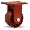 Hamilton Spinfinity R-ZFFM-63MB: 6x3" Cast Iron Metal Wheel Rigid Caster - Maintenance-Free with Precision Bearings Hamilton