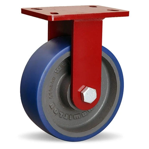 Hamilton Spinfinity R-ZFFM-83SPB 8"x3" Ergo-Glide Wheel Rigid Caster with Maintenance-Free Design and Precision Ball Bearings Hamilton