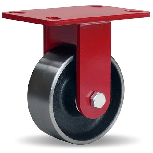 R-ZFHS-5FSB Hamilton Spinfinity - Durable Maintenance-Free Rigid Caster with 5"x2" Forged Steel Wheel & 3/4" Sealed Precision Ball Bearings - Ideal for Heavy-Duty Industrial Applications Hamilton