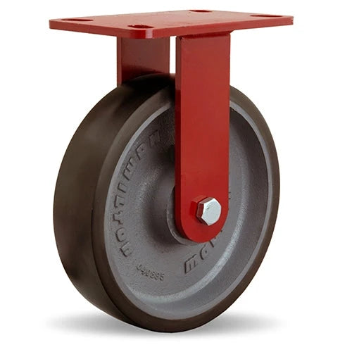 Hamilton Spinfinity 8"x2" Rigid Caster - ZFHS Series with Duralast XC (70D) Wheel & 3/4" Sealed Bearings - Maintenance-Free Industrial Solution Hamilton
