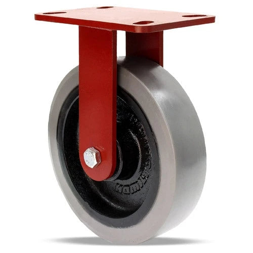 Hamilton Spinfinity 8"x2" Rigid Caster - ZFHS Series with DuraGlide Wheel & 3/4" Sealed Bearings - Maintenance-Free Industrial Mobility Hamilton