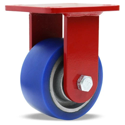 Hamilton ZFWH Series Rigid Caster with 4" x 2" Ergo-Glide Wheel with 1/2" Sealed Precision Ball Bearings Hamilton