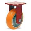 Hamilton ZFWH Series Rigid Caster with 5" x 2" Ergo-Tech (87A) on Aluminum Wheel with 1/2" Sealed Precision Ball Bearings Hamilton