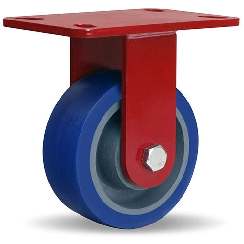 Hamilton ZFWH Series Rigid Caster with 5" x 2" Ergo-Glide Wheel with 1/2" Sealed Precision Ball Bearings Hamilton