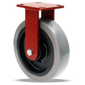 Hamilton R-ZFWH-8GB95 8" x 2" DuraGlide Rigid Kingpinless Caster – 2000 lb