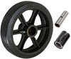 12 Inch x 3 Inch Rubber on Cast Iron Wheel - 1300 lbs Capacity | Heavy Duty Replacement Wheel