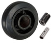 4" x 2" Rubber on Cast Iron Industrial Replacement Wheel – 300 lb | CasterHQ