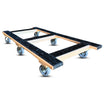 50"x24" Oak 6 Wheel Dolly 3.5" TPR Wheels – 1200 lb | CasterHQ