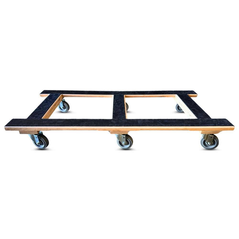 RoverMax CentiRoller Dolly | 50"x24"  Deck | 3.5" Diameter 6-Wheel H-Frame Dolly with 1200 lbs Capacity for Professional Movers CasterHQ