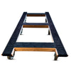 RoverMax CentiRoller Dolly | 50"x24"  Deck | 5" Diameter 6-Wheel H-Frame Dolly with 1300 lbs Capacity for Professional Movers CasterHQ